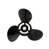 OEM Mercury / Quicksilver Black Diamond 3-Blade Aluminum Propeller, 10" Diameter x 8" Pitch, Right Hand Rotation