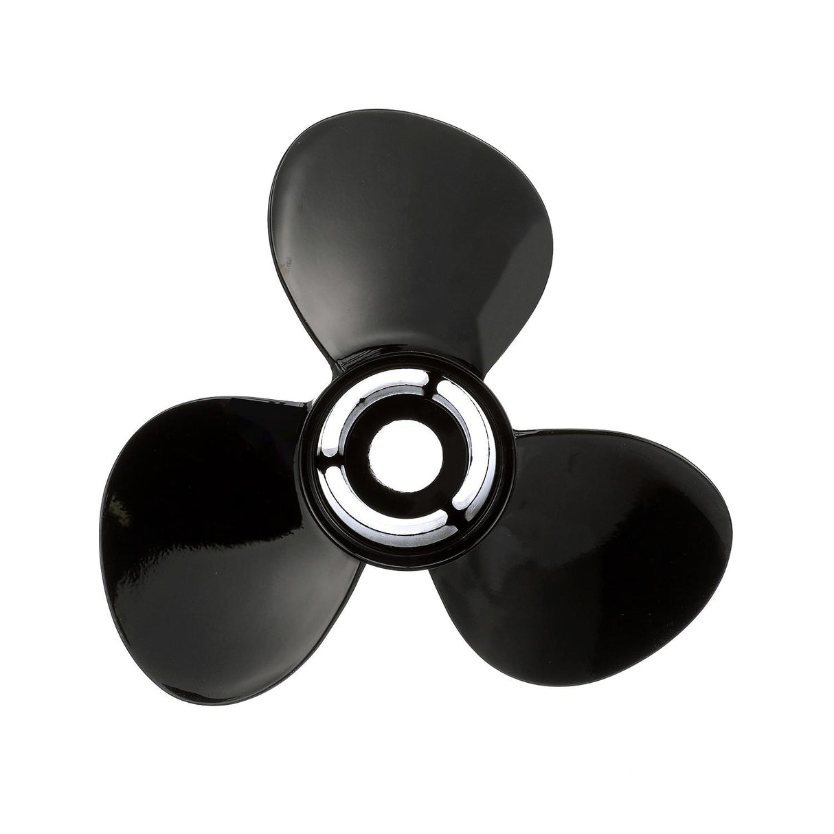 OEM Mercury / Quicksilver Black Diamond 3-Blade Aluminum Propeller, 14" Diameter x 11" Pitch, Right Hand Rotation