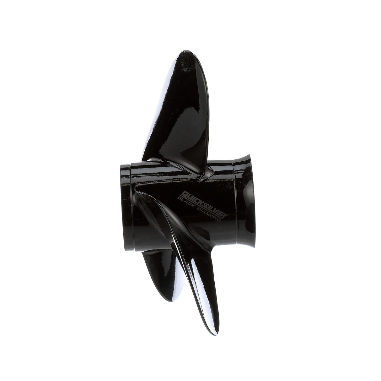 OEM Mercury / Quicksilver Black Diamond 3-Blade Aluminum Propeller, 14" Diameter x 13" Pitch, Right Hand Rotation