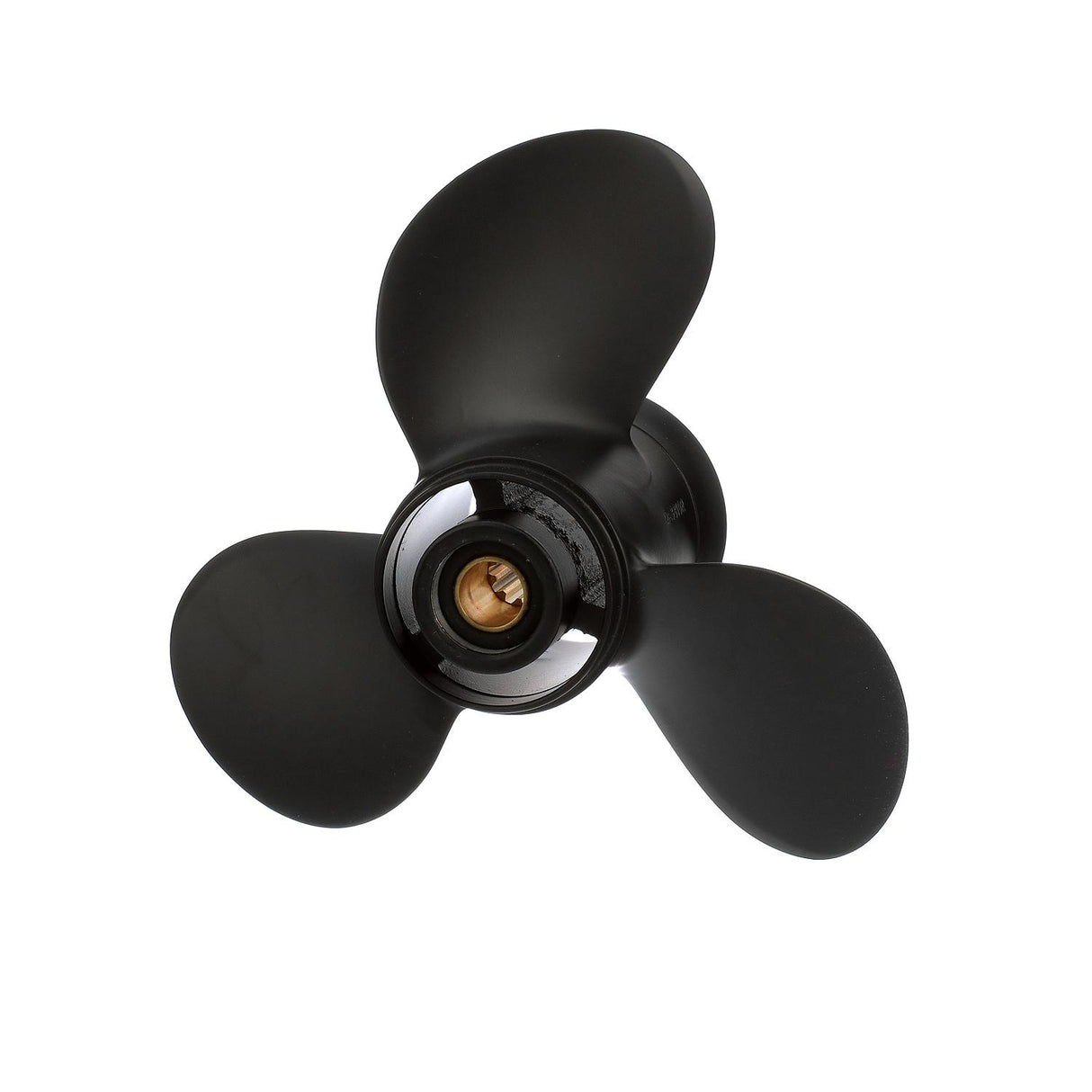 OEM Mercury / Quicksilver Black Diamond 3-Blade Aluminum Propeller, 9.9" Diameter x 11" Pitch, Right Hand Rotation