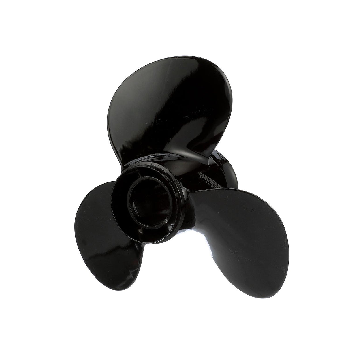OEM Mercury / Quicksilver Black Diamond 3-Blade Aluminum Propeller, 14" Diameter x 13" Pitch, Right Hand Rotation