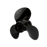 OEM Mercury / Quicksilver Black Diamond 3-Blade Aluminum Propeller, 14" Diameter x 13" Pitch, Right Hand Rotation
