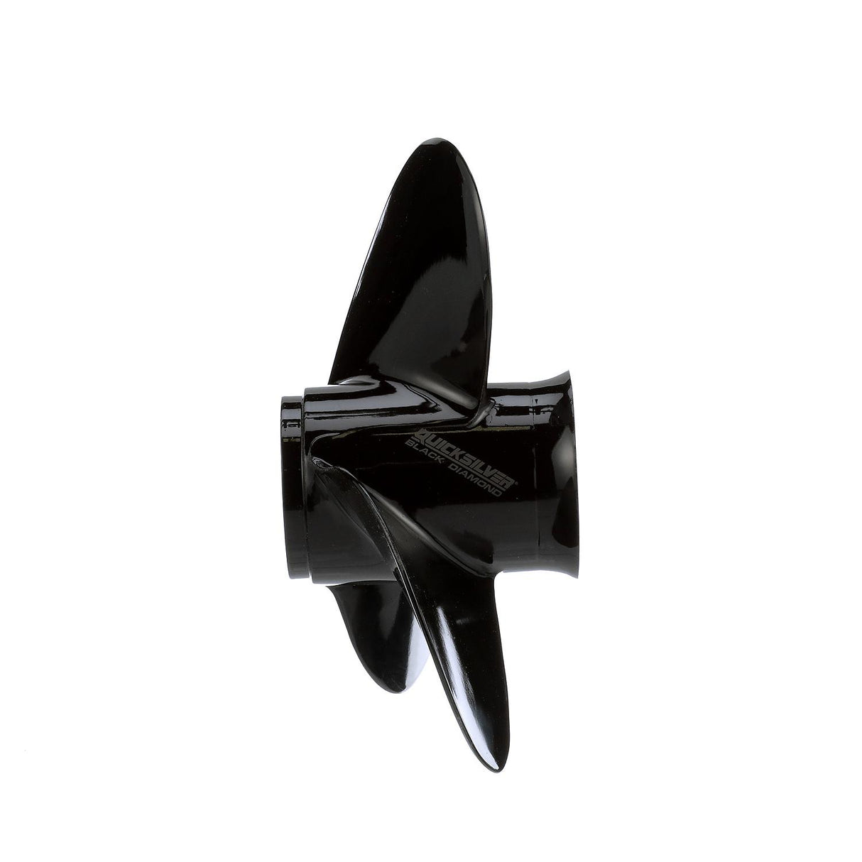 OEM Mercury / Quicksilver Black Diamond 3-Blade Aluminum Propeller, 14" Diameter x 13" Pitch, Right Hand Rotation