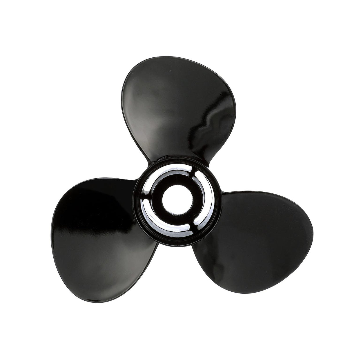 OEM Mercury / Quicksilver Black Diamond 3-Blade Aluminum Propeller, 14" Diameter x 13" Pitch, Right Hand Rotation