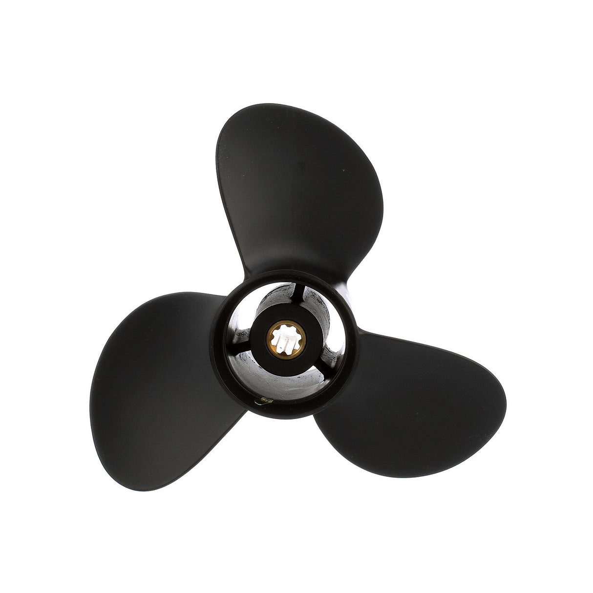 OEM Mercury / Quicksilver Black Diamond 3-Blade Aluminum Propeller, 9.3" Diameter x 9" Pitch, Right Hand Rotation