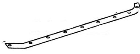 OEM Quicksilver 14257 MerCruiser Port Oil-Pan Reinforcement — part illustration