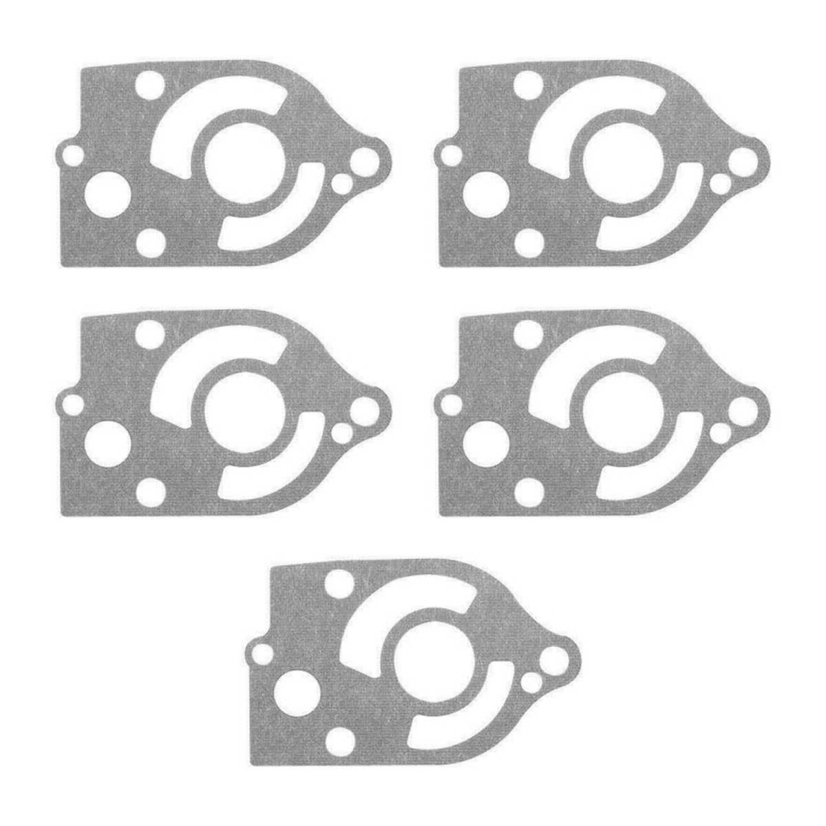 OEM Quicksilver Lower Water Pump Gasket for Mercury & Mariner Outboards – 19553 — pack of 5