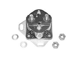 OEM Quicksilver 76416A1 Grounded-Base Starter Solenoid for OMC & MerCruiser — manufacturer catalog product photo