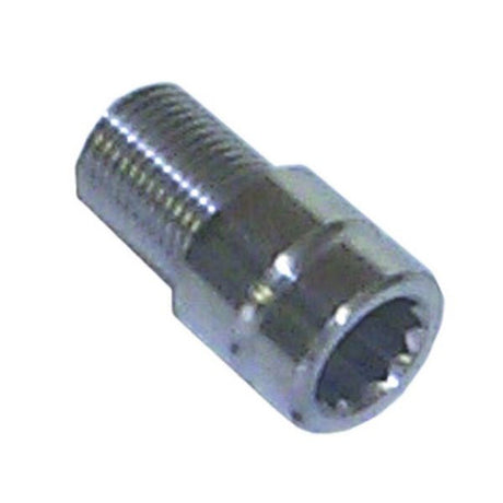 OEM Quicksilver 77123 Threaded Gimbal-Ring Hinge Pin for MerCruiser Alpha Sterndrives — product photograph