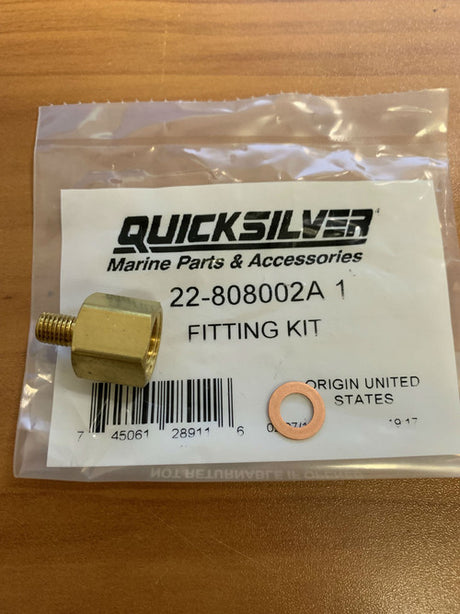 OEM Quicksilver 808002A1 MerCruiser Cool Fuel Regulator Fitting Kit — product photograph