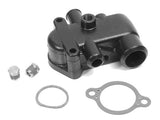 OEM Quicksilver 863457A2 Thermostat Housing for MerCruiser MPI 1/3-Point Drain — product photograph