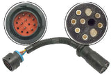 OEM Quicksilver 866337T01 14-Pin Engine to 10-Pin Helm Adapter Harness for MerCruiser & Mercury Racing — product photograph
