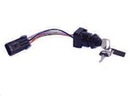 OEM Quicksilver 897716K01 3-Position Ignition Keyswitch with Decal and Washer for Mercury / MerCruiser — manufacturer catalog product photo