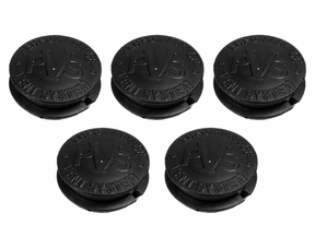OEM Quicksilver 8M0214985 solid PVS vent plugs — pack of five