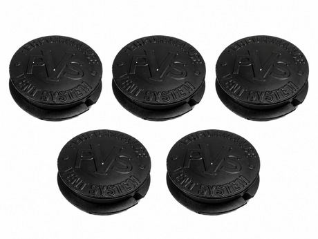 OEM Quicksilver 8M0214985 solid PVS vent plugs — pack of five