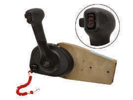OEM Quicksilver 8M0011214 Gen II Panel-Mount Trim/Trailer Control, Black for MerCruiser / Mercury Mariner 3.4L — manufacturer catalog product photo