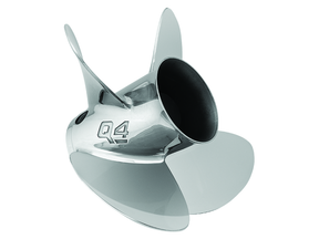 OEM Quicksilver 8M0055559 Q4 14 x 13 RH 4-Blade Propeller for Mercury / Mariner
