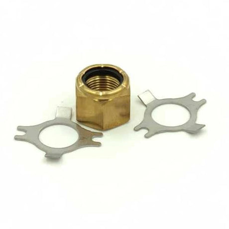 OEM Quicksilver 8M0056234 Propeller Nut and Tab Washer Kit for Mercury/Mariner, Force & MerCruiser — single unit