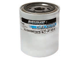 OEM Quicksilver 8M0061975 25-Micron Water-Separating Fuel Filter for OMC Fuel Systems — manufacturer catalog product photo