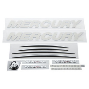 OEM Quicksilver Mercury Verado Top-Cowl Service Decal Set – 8M0102448 — product photograph