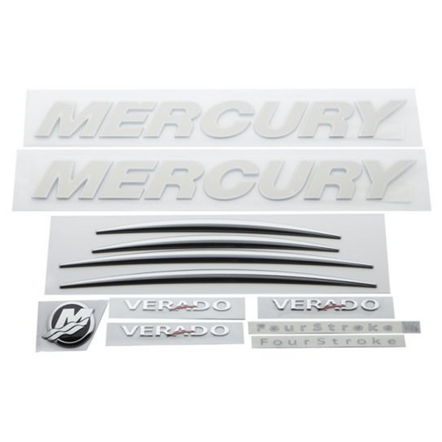 OEM Quicksilver Mercury Verado Top-Cowl Service Decal Set – 8M0102448 — product photograph