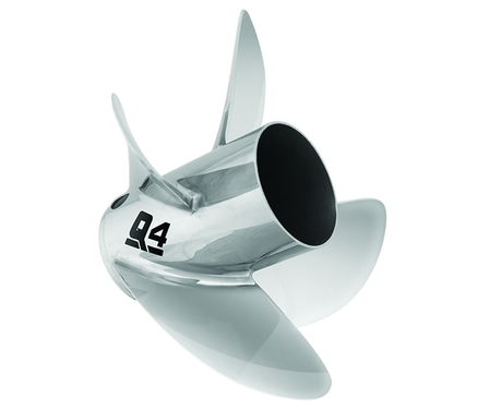 OEM Quicksilver 8M0103526 Q4 14.6 x 17 RH 4-Blade Propeller for Mercury / MerCruiser