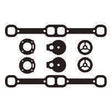 OEM Quicksilver 8M0162514 Exhaust Manifold Gasket Kit for Crusader GM Small Block — manufacturer catalog product photo