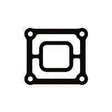 OEM Quicksilver 8M0162534 Rear Exhaust End-Cap Gasket for OMC GM 2.5L / 3.0L — manufacturer catalog product photo