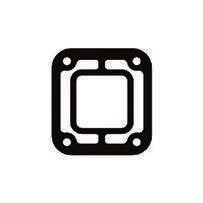 OEM Quicksilver 8M0162536 Exhaust End-Cap / Riser Gasket for OMC / Volvo Penta GM 3.0L — manufacturer catalog product photo