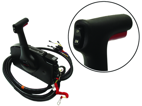OEM Quicksilver 8M0178537 Gen I Side-Mount Trim Control, 14-Pin, 20-Foot Harness for Mercury FourStroke