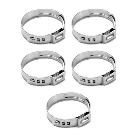 OEM Quicksilver Mercury Hose Clamp, 16.2 mm – 8M0204696 — pack of 5