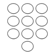 OEM Quicksilver MerCruiser Oil Seal Carrier O-Ring – 8M0214941 — pack of 10