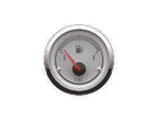 OEM Quicksilver 8M6020077 Analog Fuel Level Gauge — White/Chrome for Mercury/MerCruiser Instrument Systems — manufacturer catalog product photo