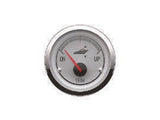 OEM Quicksilver 8M6020078 Power Trim Gauge for Mercury/MerCruiser — White/Chrome — manufacturer catalog product photo
