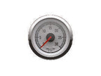 OEM Quicksilver 8M6020079 0–30-PSI Water Pressure Gauge for Mercury/MerCruiser — White/Chrome — manufacturer catalog product photo