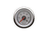 OEM Quicksilver 8M6020079 0–30-PSI Water Pressure Gauge for Mercury/MerCruiser — White/Chrome — manufacturer catalog product photo
