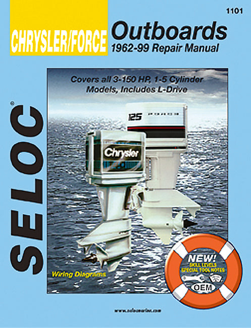 Seloc Chrysler/Force Outboard Repair Manual for 1962 - 1999