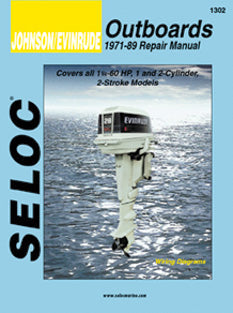 Seloc Johnson/Evinrude Outboard Repair Manual for 1971 - 1989