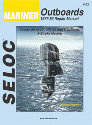 Seloc Mariner Outboard Repair Manual for 1977 - 1989