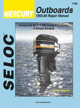 Seloc Mercury Outboard Repair Manual for 1965 - 1989