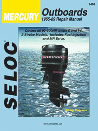 Seloc Mercury Outboard Repair Manual for 1965 - 1989