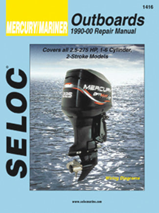 Seloc Mercury Outboard Repair Manual for 1990 - 2000