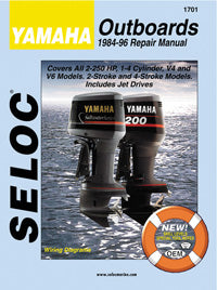 Seloc Yamaha Outboard Repair Manual for 1984 - 1996