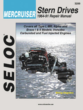 Seloc MerCruiser Stern Drive Repair Manual for 1964 - 1991
