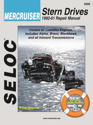 Seloc MerCruiser Stern Drive Repair Manual for 1992 - 2001