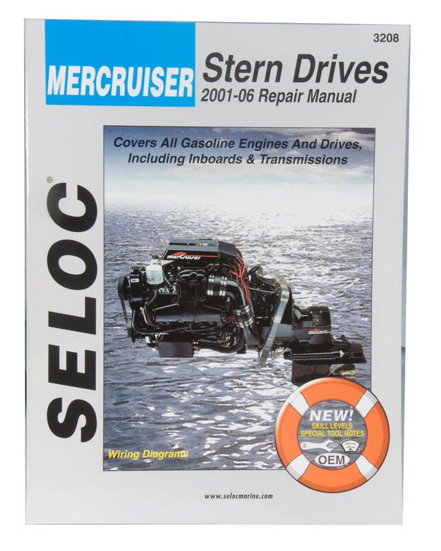 Seloc MerCruiser Stern Drive Repair Manual for 2001 - 2013