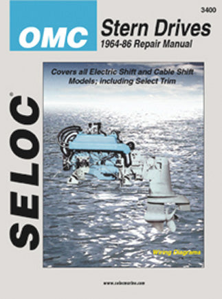 Seloc OMC Stern Drive Repair Manual for 1964 - 1986