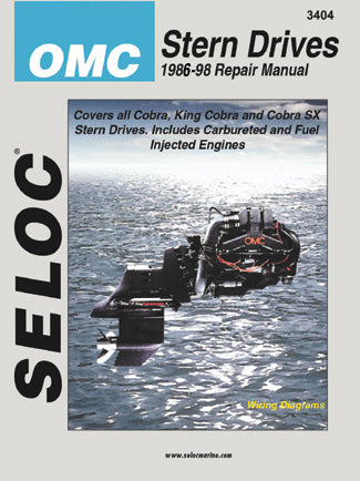 Seloc OMC Stern Drive Repair Manual for 1986 - 1998