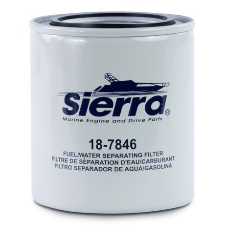 Sierra 18-7846 21 Micron Fuel Water Separator Filter, 1-12 Thread