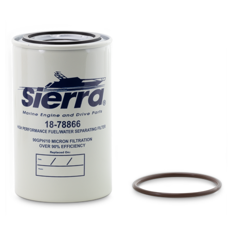 Sierra 18-78866 10 Micron Bowl-Style Fuel Water Separator Filter